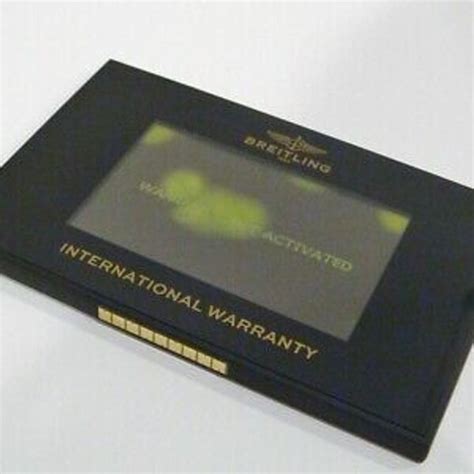 breitling international warranty card